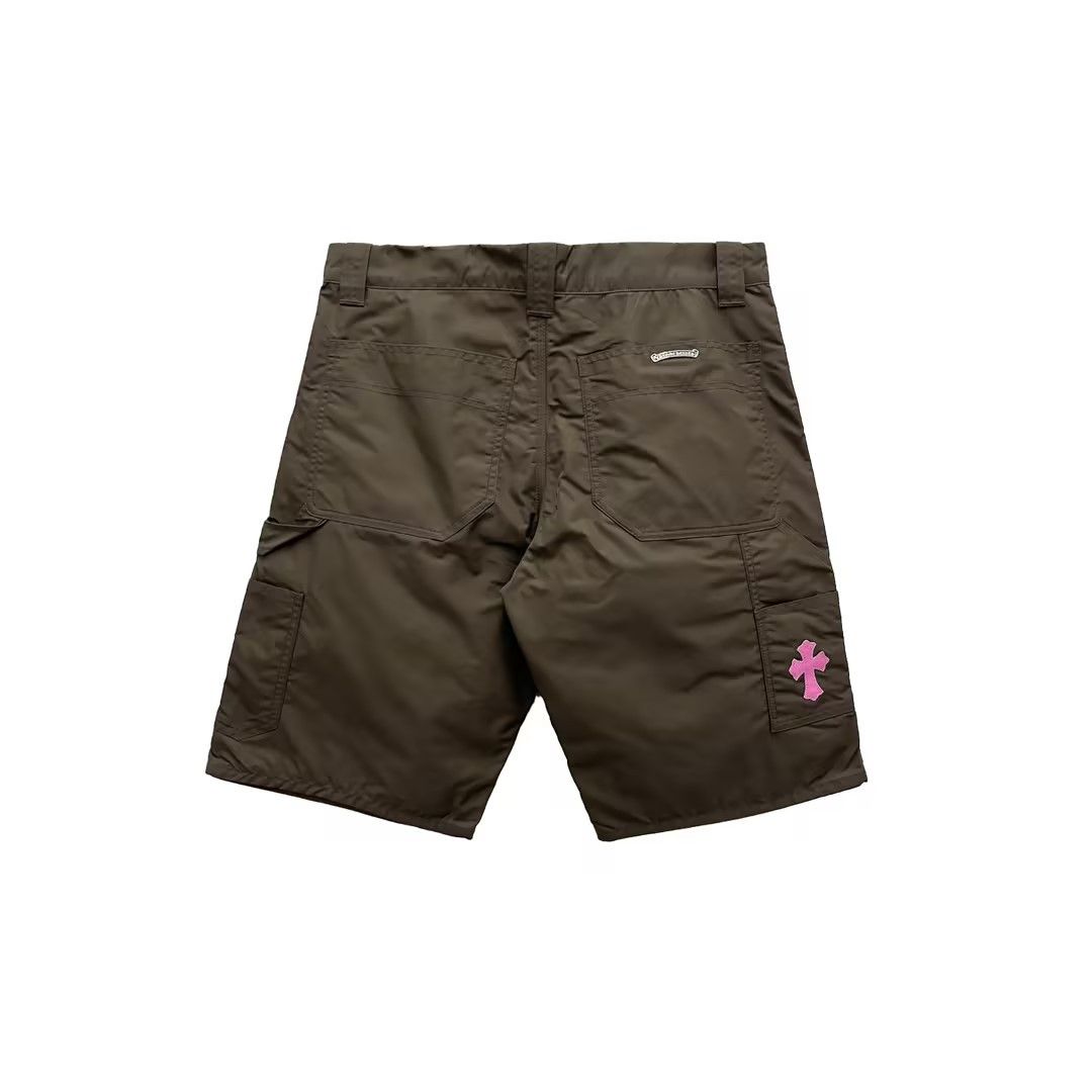 Chrome Hearts Chrome Hearts Leather Double Knee Brown Carpenter Shorts Size US 34 / EU 50 - 2 Thumbnail