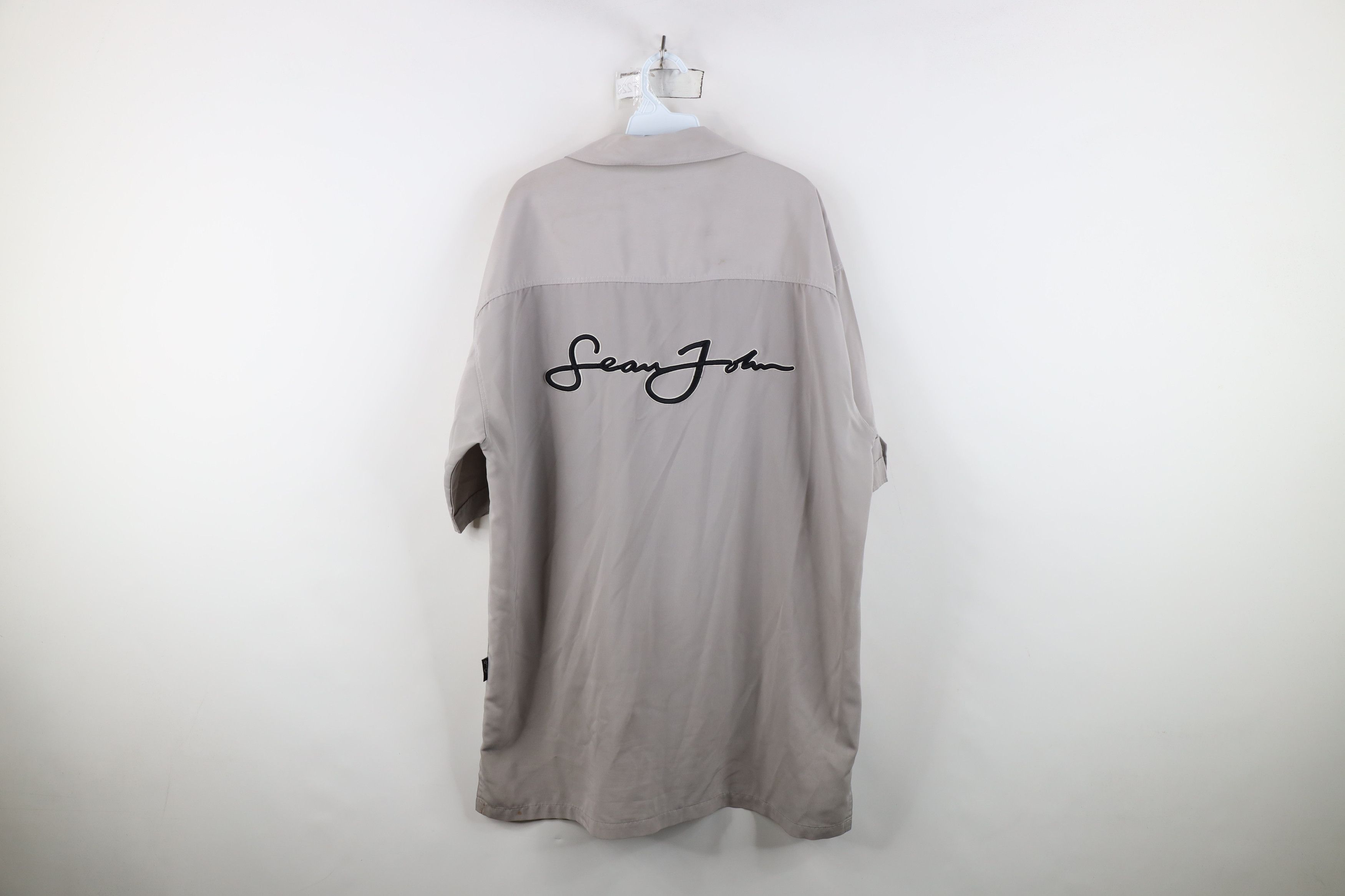 Sean John Vintage 90s Y2K Sean John Baggy Short Sleeve Button Shirt Size US XL / EU 56 / 4 - 13 Thumbnail