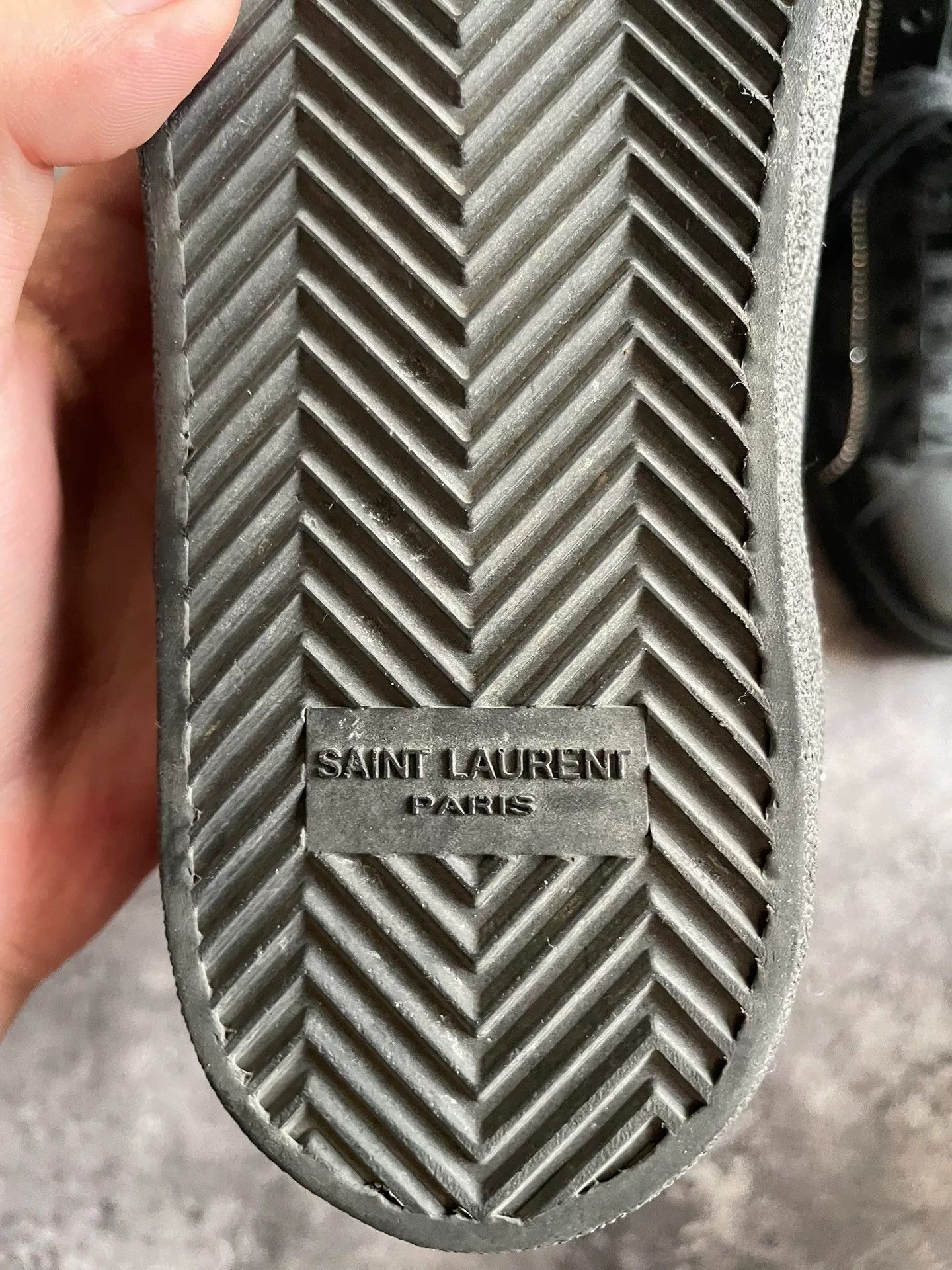 Saint Laurent Paris saint laurent high-top rhinestone sneakers. Size US 8.5 / EU 41-42 - 6 Thumbnail