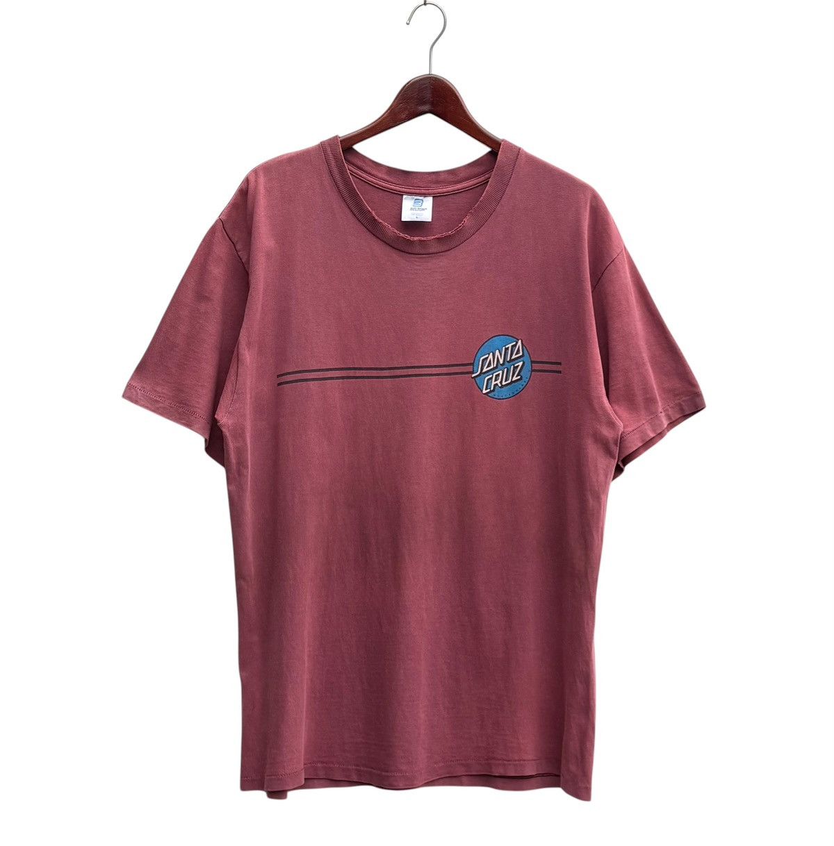 Santa Cruz Skateboards Vintage 90’s Santa Cruz Skateboards OG Logo Distressed Shirt Size US M / EU 48-50 / 2 - 1 Thumbnail