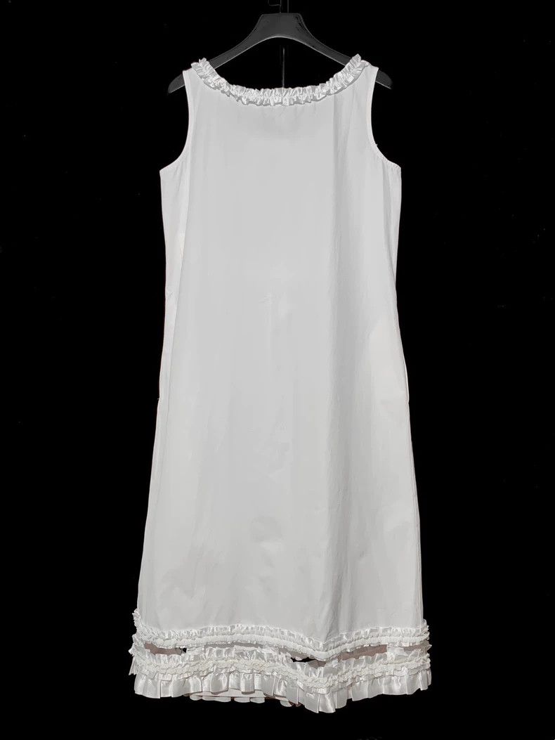 Comme des Garcons Comme Des Garcons White pure cotton lace pleated dress 2506 Size S / US 4 / IT 40 - 2 Thumbnail