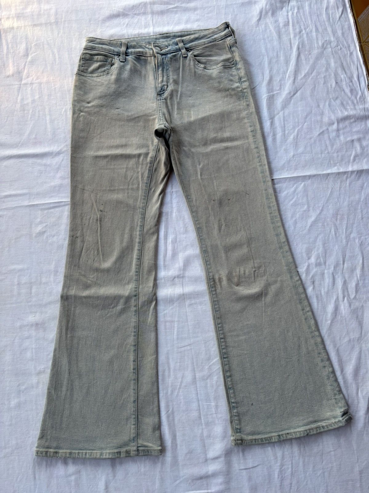 If Six Was Nine Vintage GU Super Flared Jeans Lgb IfSixWasNine Style Size US 30 / EU 46 - 3 Thumbnail