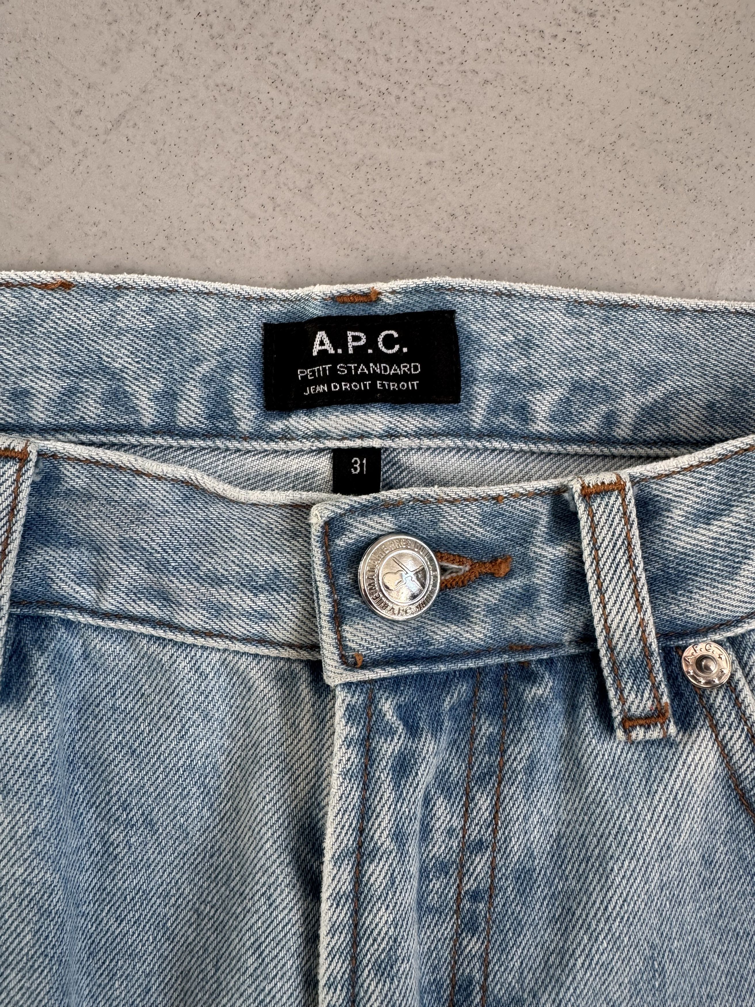A.P.C. × JJJJound Petit Standard Jeans A.P.C. x JJJJound Petit Standard Jean Raw Indigo | END. (US)