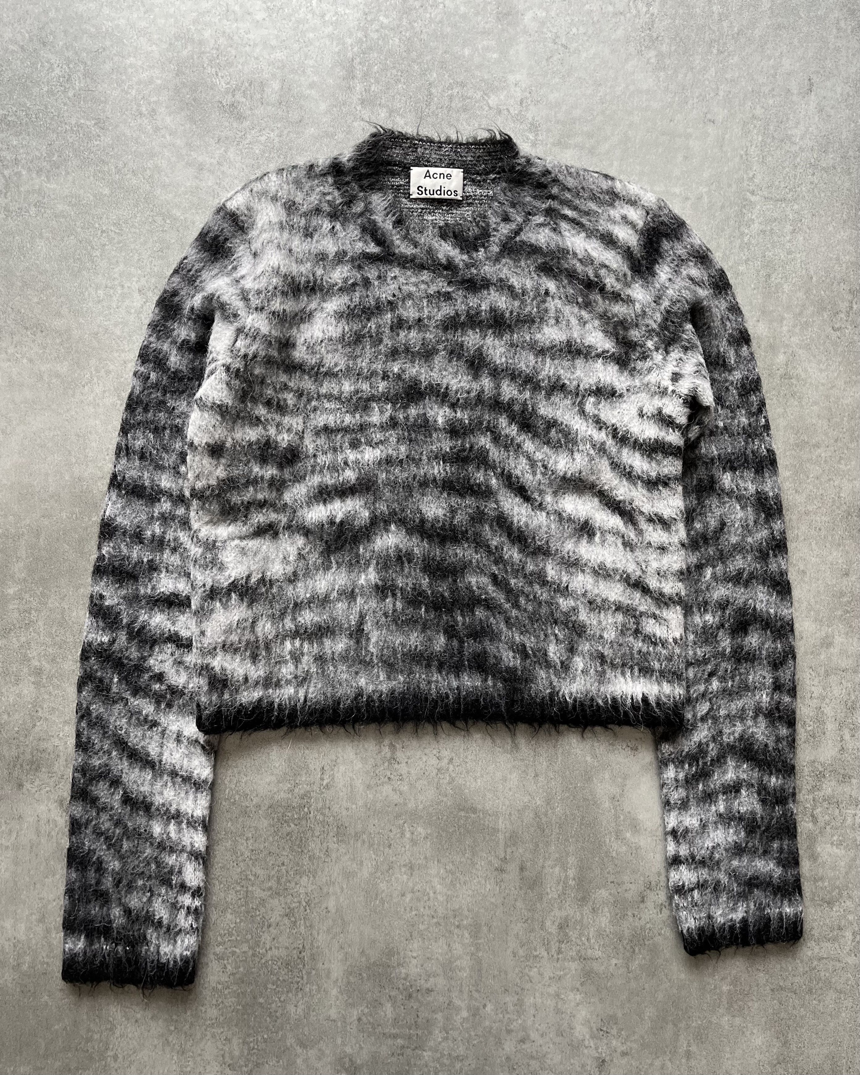 image of Acne Studios Modern Zebra Winter Sweater, Women's (Size Medium)