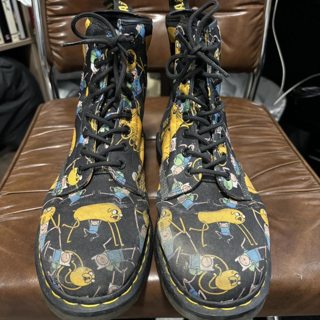 Designer adventure time doc martens boots mens 11 ladies 12 Size US 11 / EU 44 - 4 Thumbnail