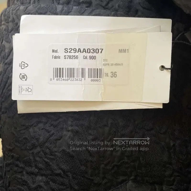 Maison Margiela Maison Margiela Black Polyester Women's Coat . Size S / US 4 / IT 40 - 5 Thumbnail