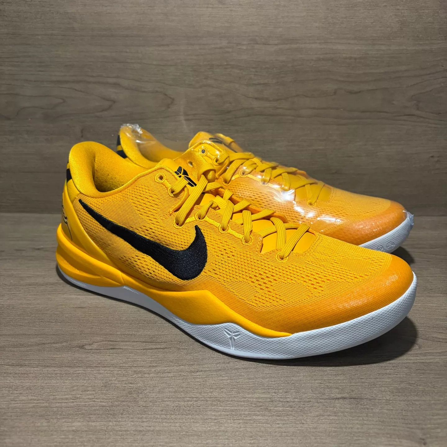 Nike Nike Kobe 8 ZK8 Yellow Black TB 46 Worn Heel No Box Size US 12 / EU 45 - 2 Thumbnail
