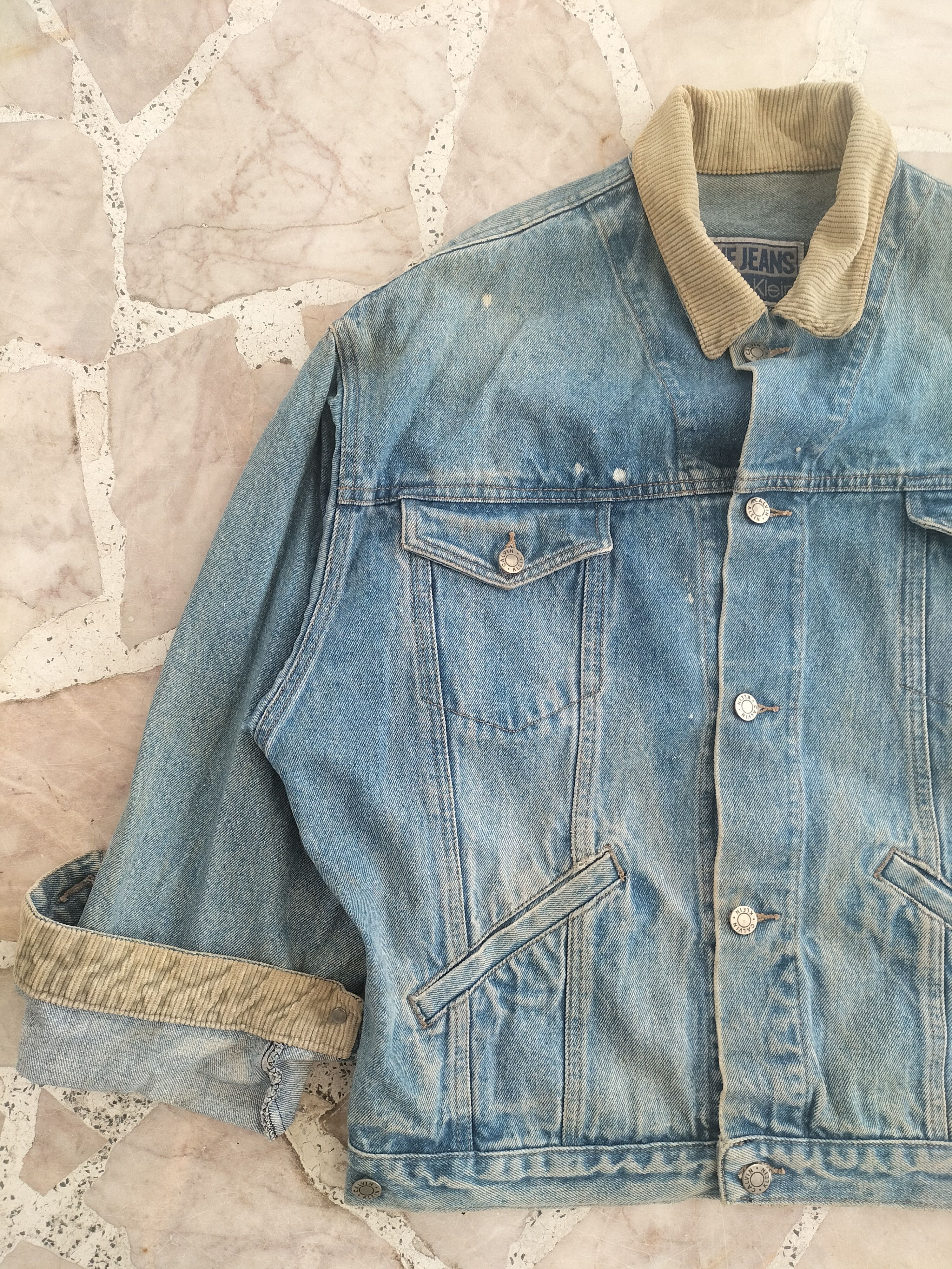 Calvin Klein Calvin Klein Blue Jeans Vintage Denim Jacket Size US L / EU 52-54 / 3 - 7 Thumbnail