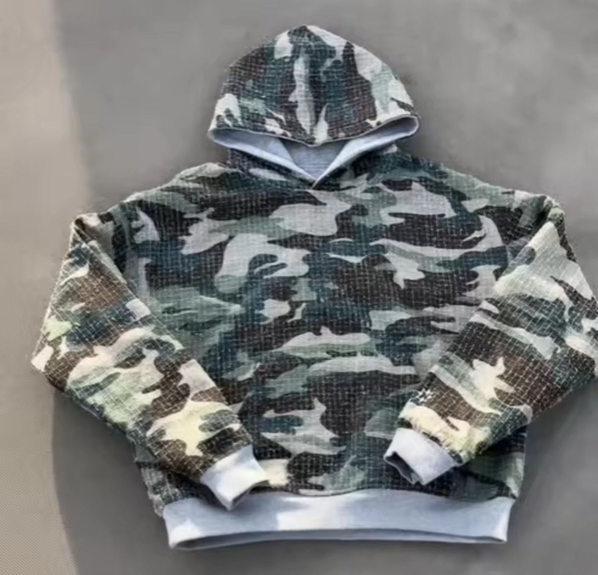 Other High Street Retro Ins Double Sided Camouflage Hoodies Size US L / EU 52-54 / 3 - 2 Thumbnail