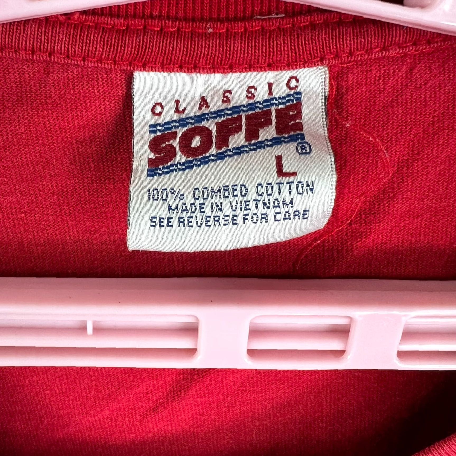 Soffe VTG Soffe Ohio State Buckeyes T Shirt Mens Size L Red Short Sleeve Logo Graphic 90s College University Mens Size US L / EU 52-54 / 3 - 3 Thumbnail