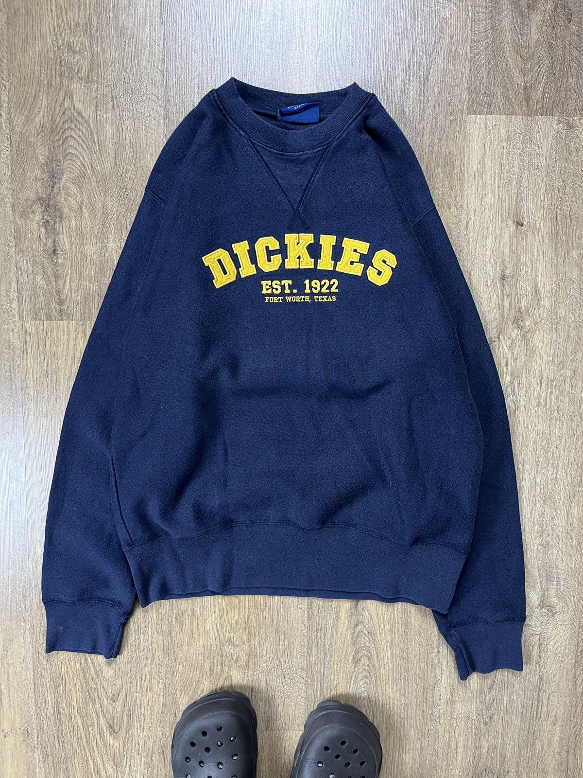 Dickies × Vintage ➕ vintage dickies college logo embroidery sweatshirt y2k Size US M / EU 48-50 / 2 - 1 Thumbnail
