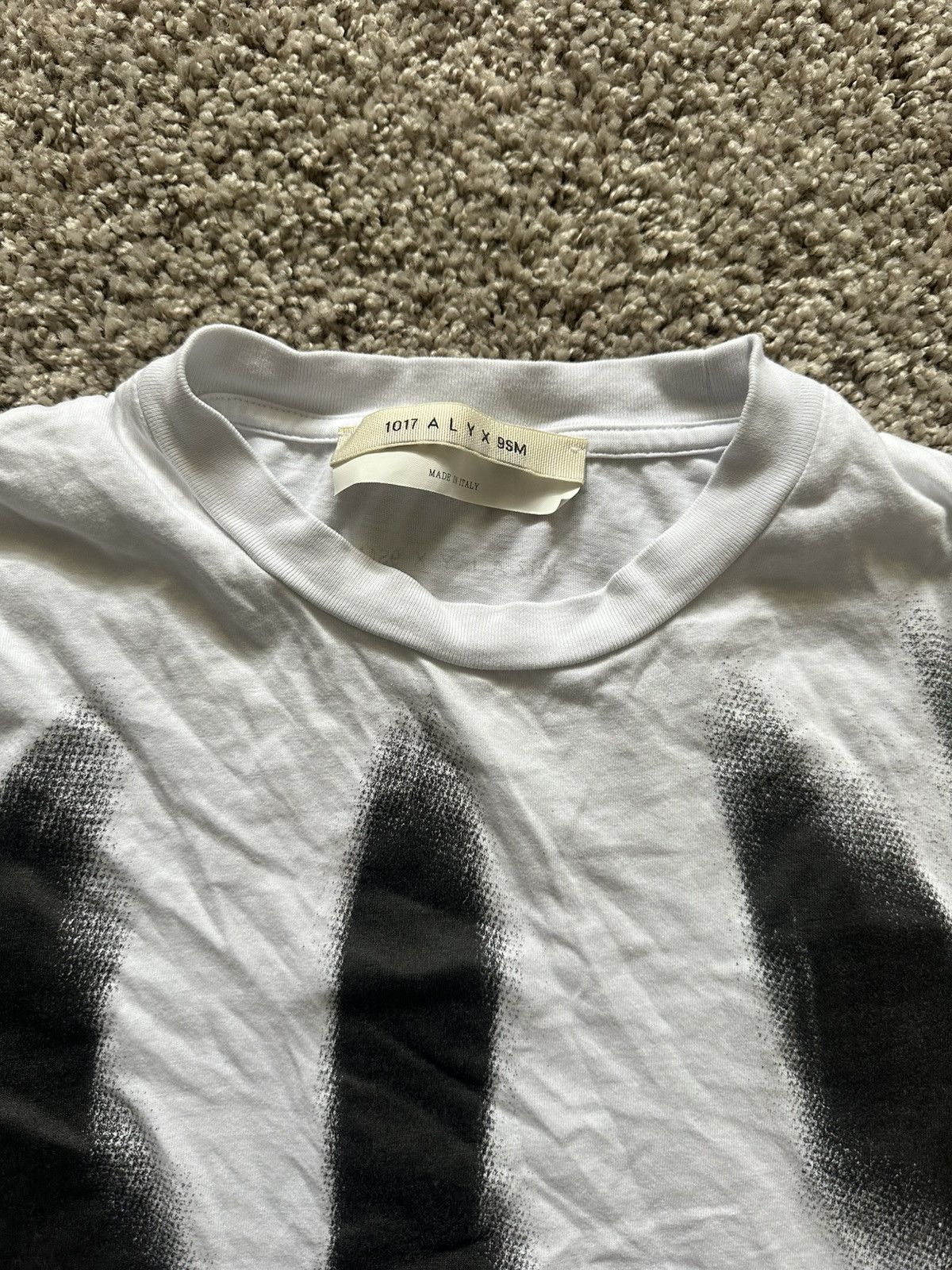 1017 ALYX 9SM White Cotton T-Shirt Size US S / EU 44-46 / 1 - 4 Thumbnail
