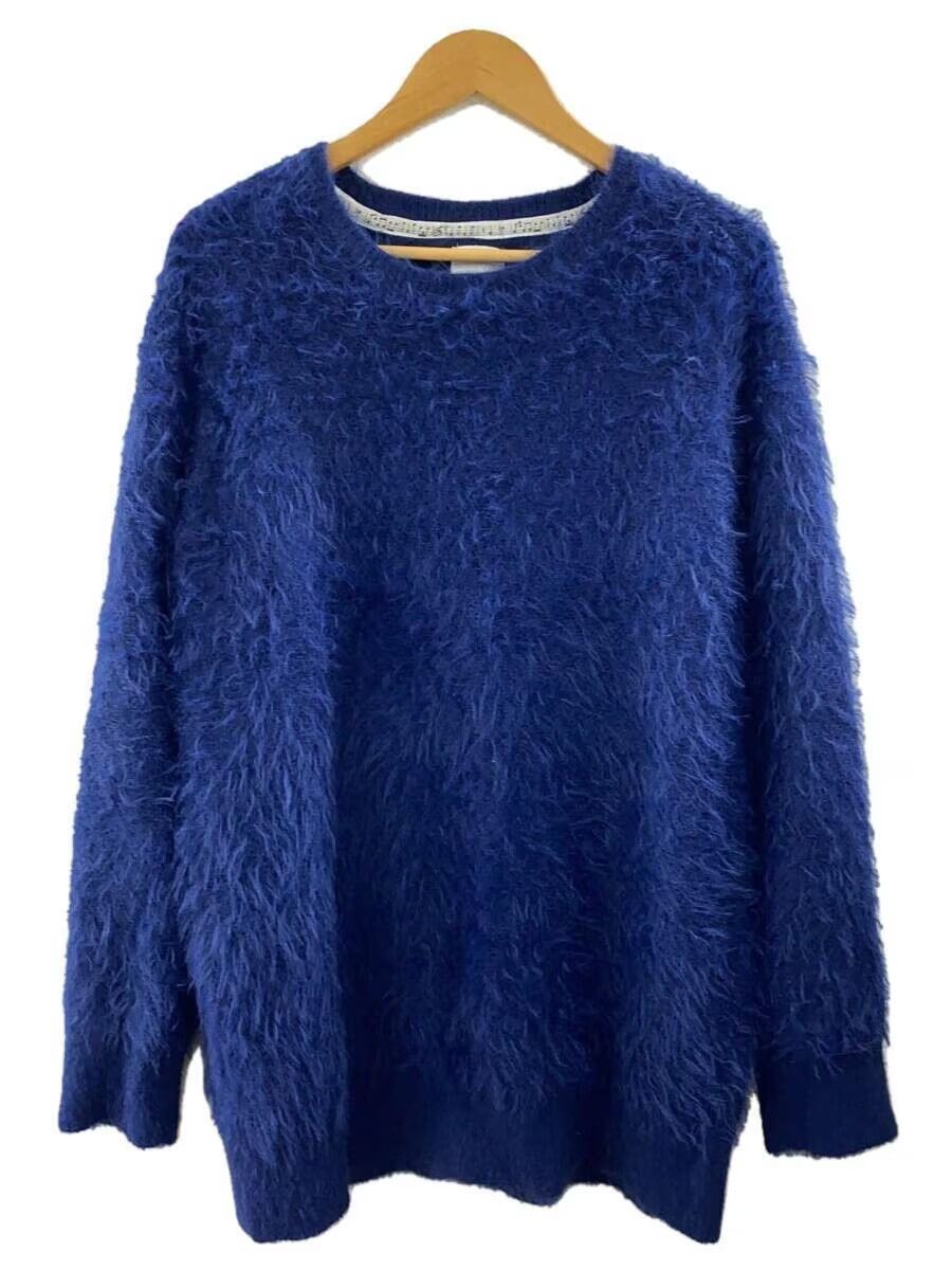 image of Number N Ine Fluffy Knit Sweater in Navy, Men's (Size Large)