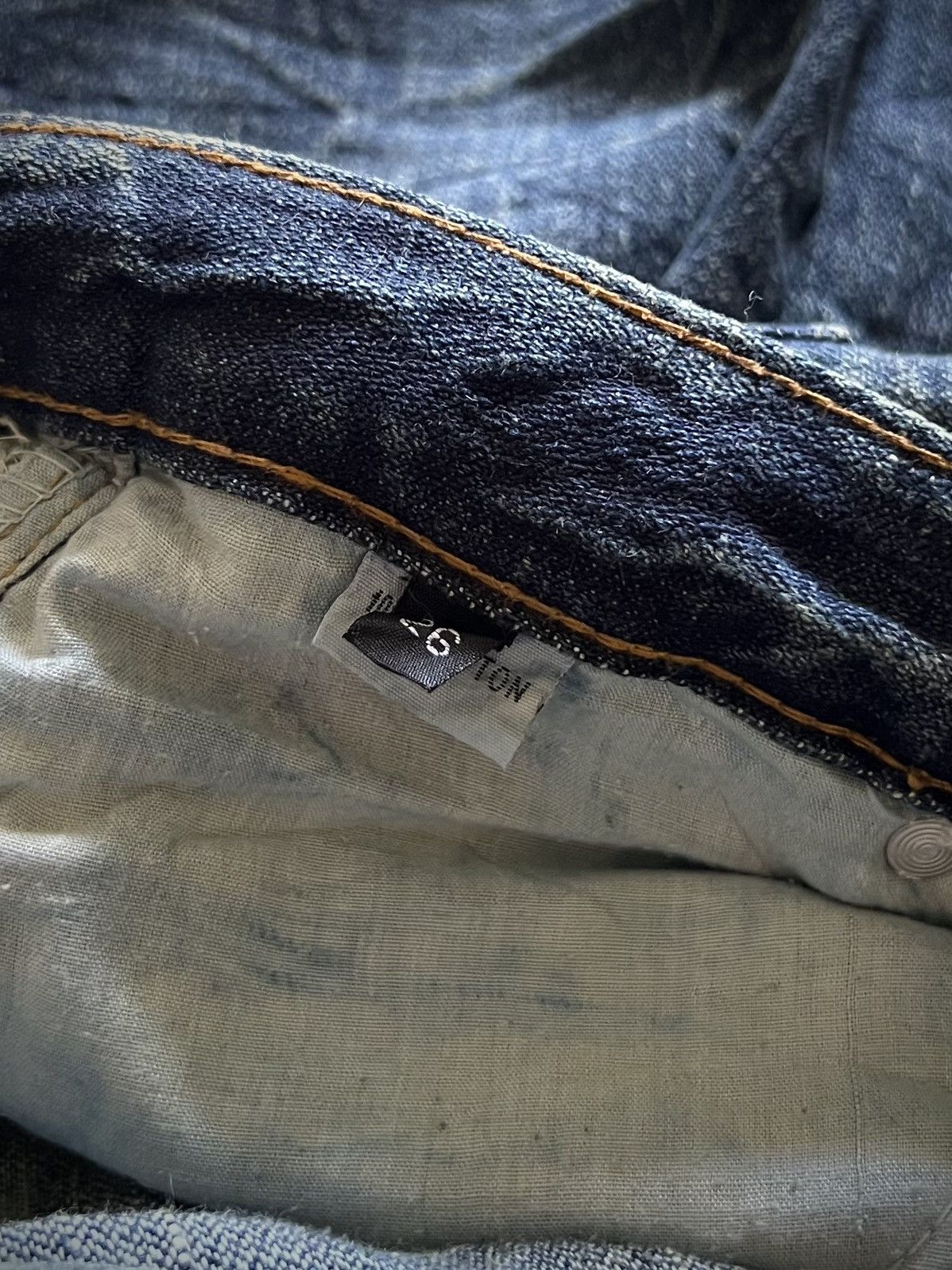 If Six Was Nine Press Low Rise Distressed Flare Jeans 2000s–Y2K(Unisex fit) Size US 29 - 11 Thumbnail