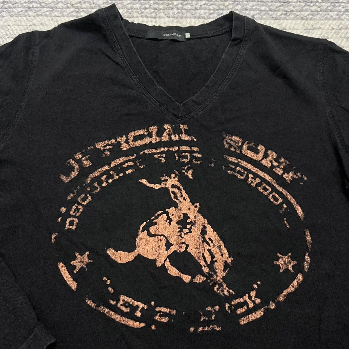 Dsquared2 Rare Vintage Y2K Dsquared2 Cowboy Longsleeve Tees Size US S / EU 44-46 / 1 - 4 Thumbnail