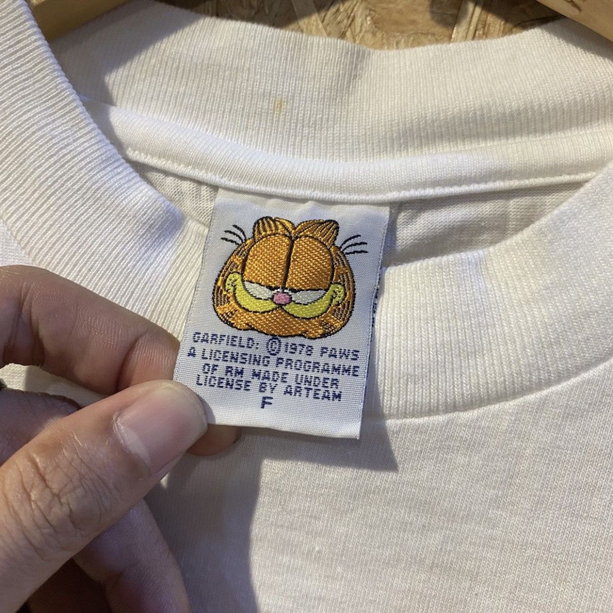 Cartoon Network × Vintage Vintage 90s Garfield Merry Christmas Tee (Calvin and Hobbes) Size US M / EU 48-50 / 2 - 7 Thumbnail