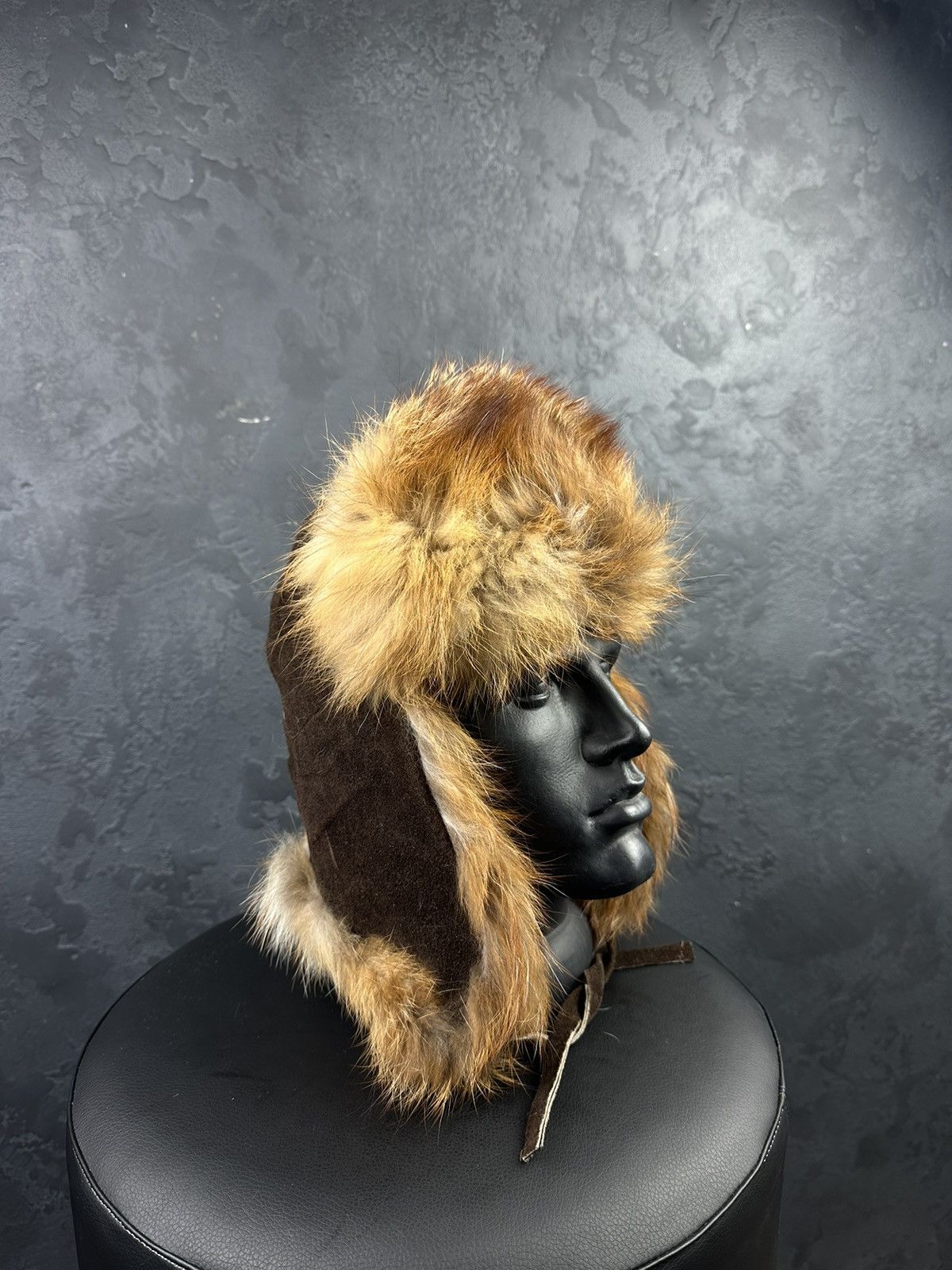 Hysteric Glamour × Japanese Brand Y2K Style Mohair Fuzzy Ushanka Hat Faux Fur Distressed 90s Size ONE SIZE - 1 Thumbnail