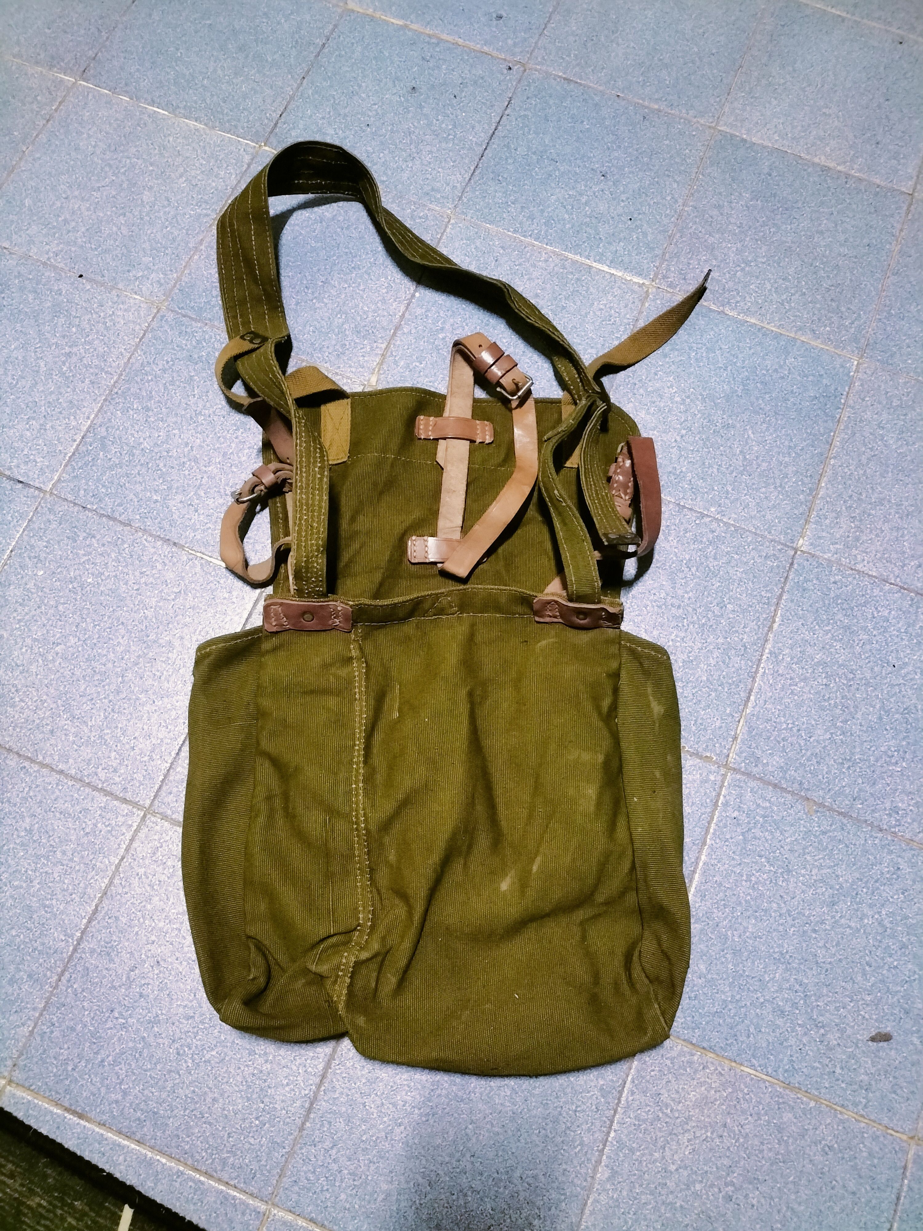 Vintage Vintage 50s 70s Military Combat Massagers Bag custom Remarks Size ONE SIZE - 2 Thumbnail