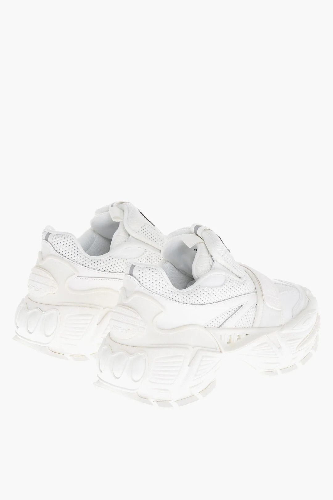 Off-White og1mm0426 Perforated Fabric Low Sneakers in White Size US 9 / EU 42 - 2 Thumbnail
