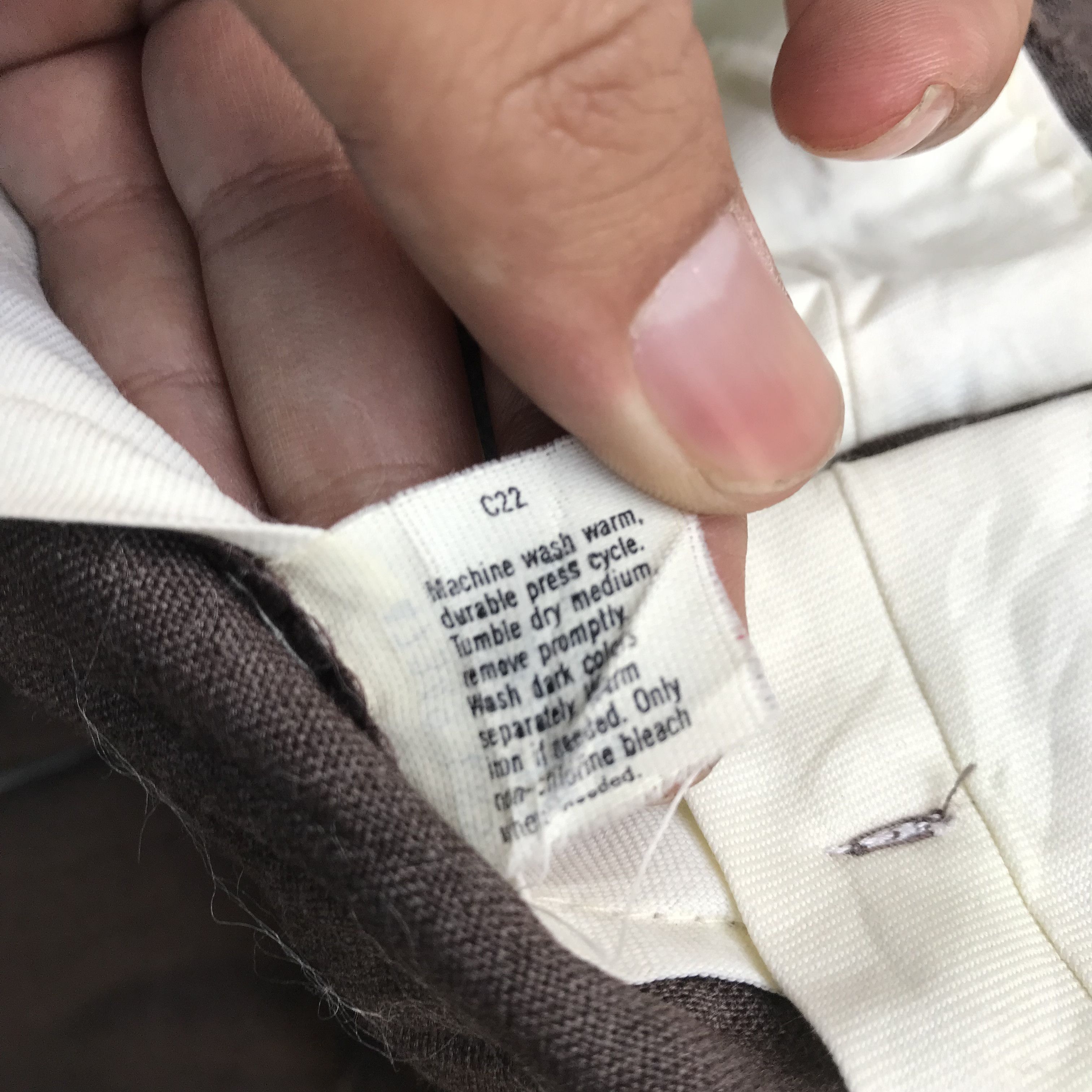 Haggar Vintage HAGGAR US slacks Sta prest Permanent Prest Trouser Size US 36 / EU 52 - 9 Thumbnail