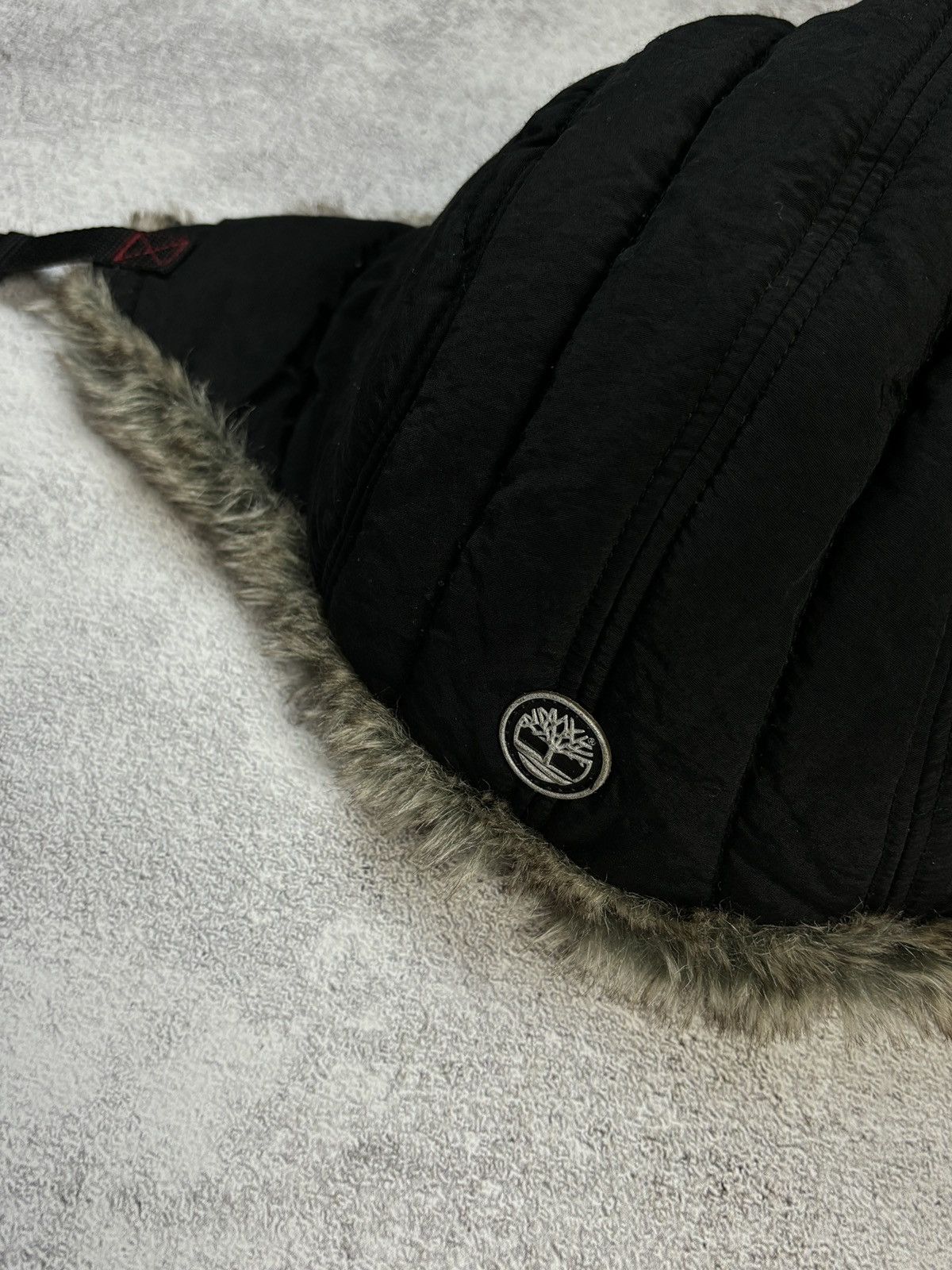 Timberland × Vintage Timberland Ear Flap Ushanka Fur Hat Size 40 - 6 Thumbnail
