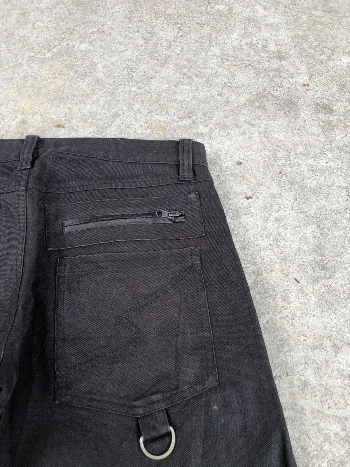 If Six Was Nine Semantic Design Flared Jeans Wax Jeans Size US 32 / EU 48 - 16 Thumbnail