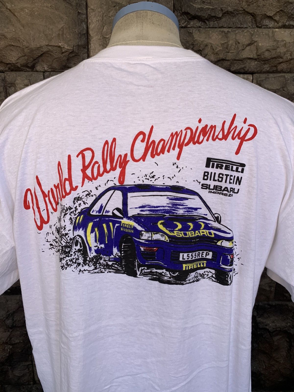 Pirelli Vintage 90s Pirelli Subaru Impreza World Rally Championship Size US L / EU 52-54 / 3 - 2 Thumbnail