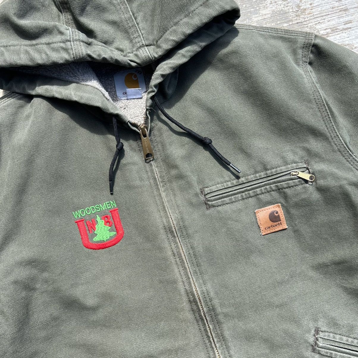 Carhartt × Vintage Vintage Carhartt Detroit Hoodies Army Jacket Size US M / EU 48-50 / 2 - 5 Thumbnail