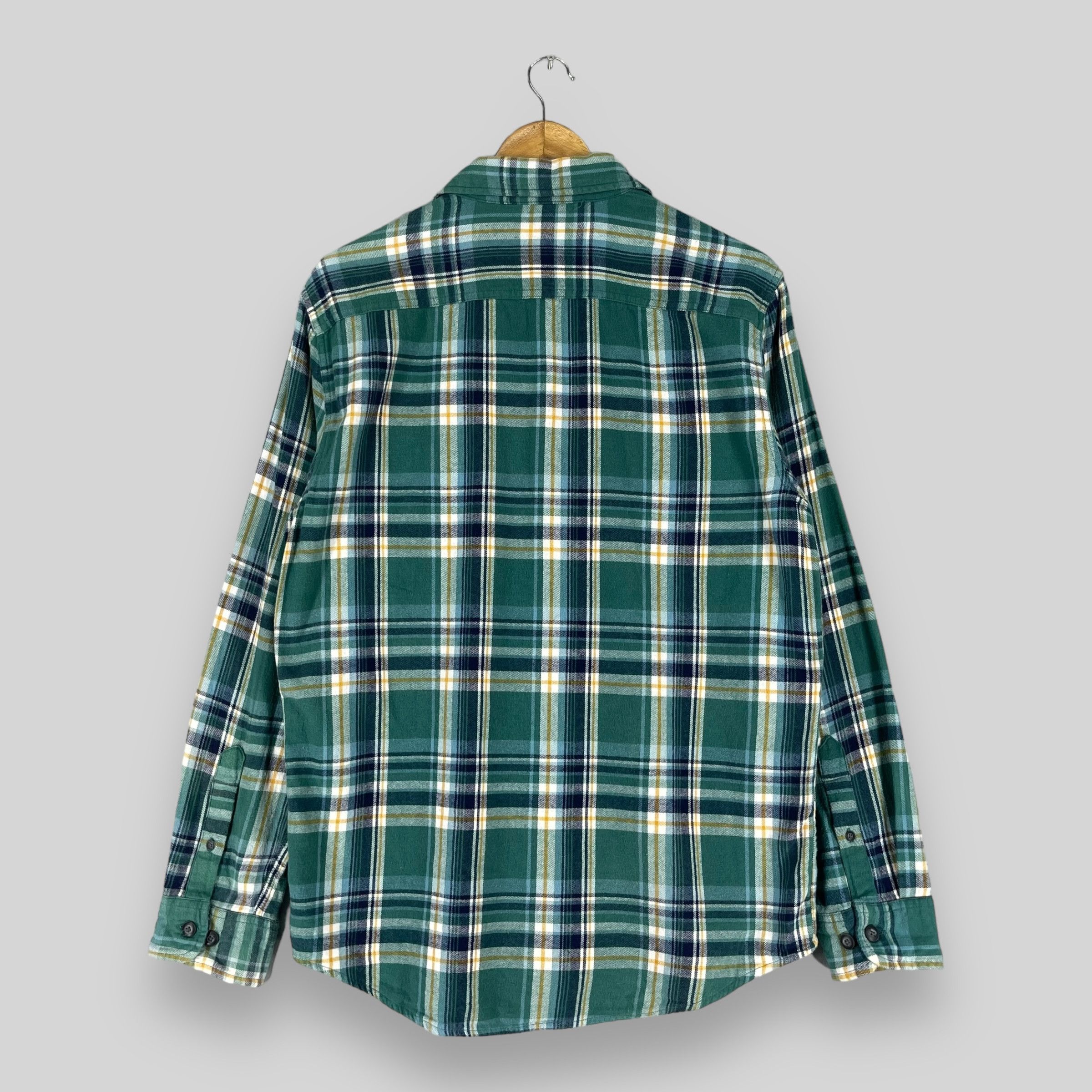 Flannel × Sonoma Vintage SONOMA Plaid Checkered Green Flannel Button Up Size US M / EU 48-50 / 2 - 7 Thumbnail