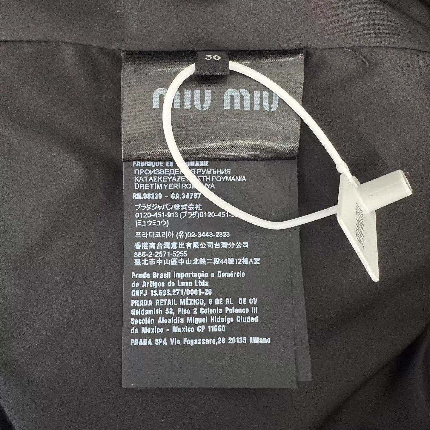 Miu Miu MIU MIU Gray Embroidered Logo Fur Collar Zip Fleece Jacket Size XS / US 0-2 / IT 36-38 - 4 Thumbnail