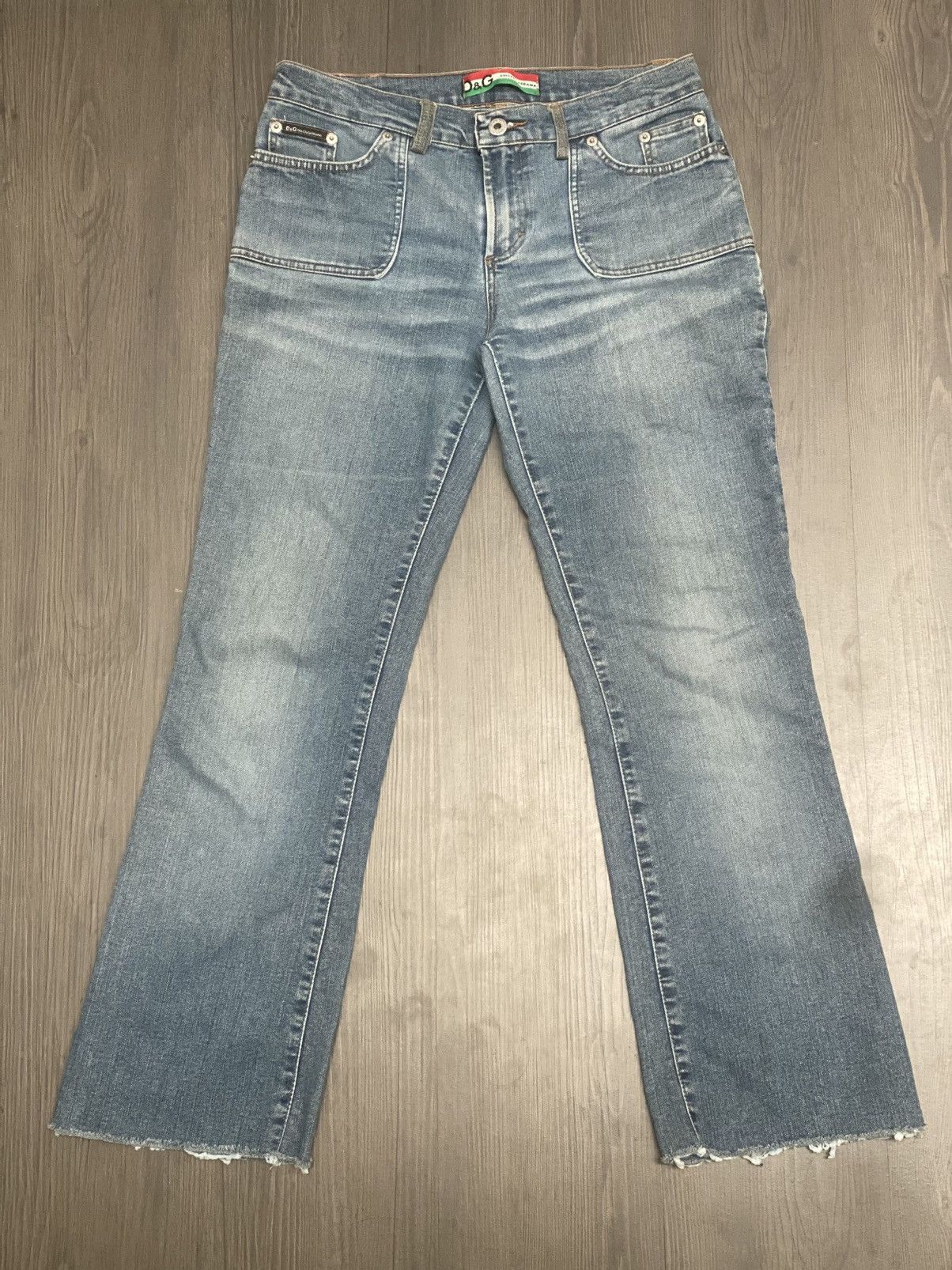 Dolce & Gabbana LAST DROP! Vintage Y2K D&G blue jeans Size 30" / US 8 / IT 44 - 1 Thumbnail