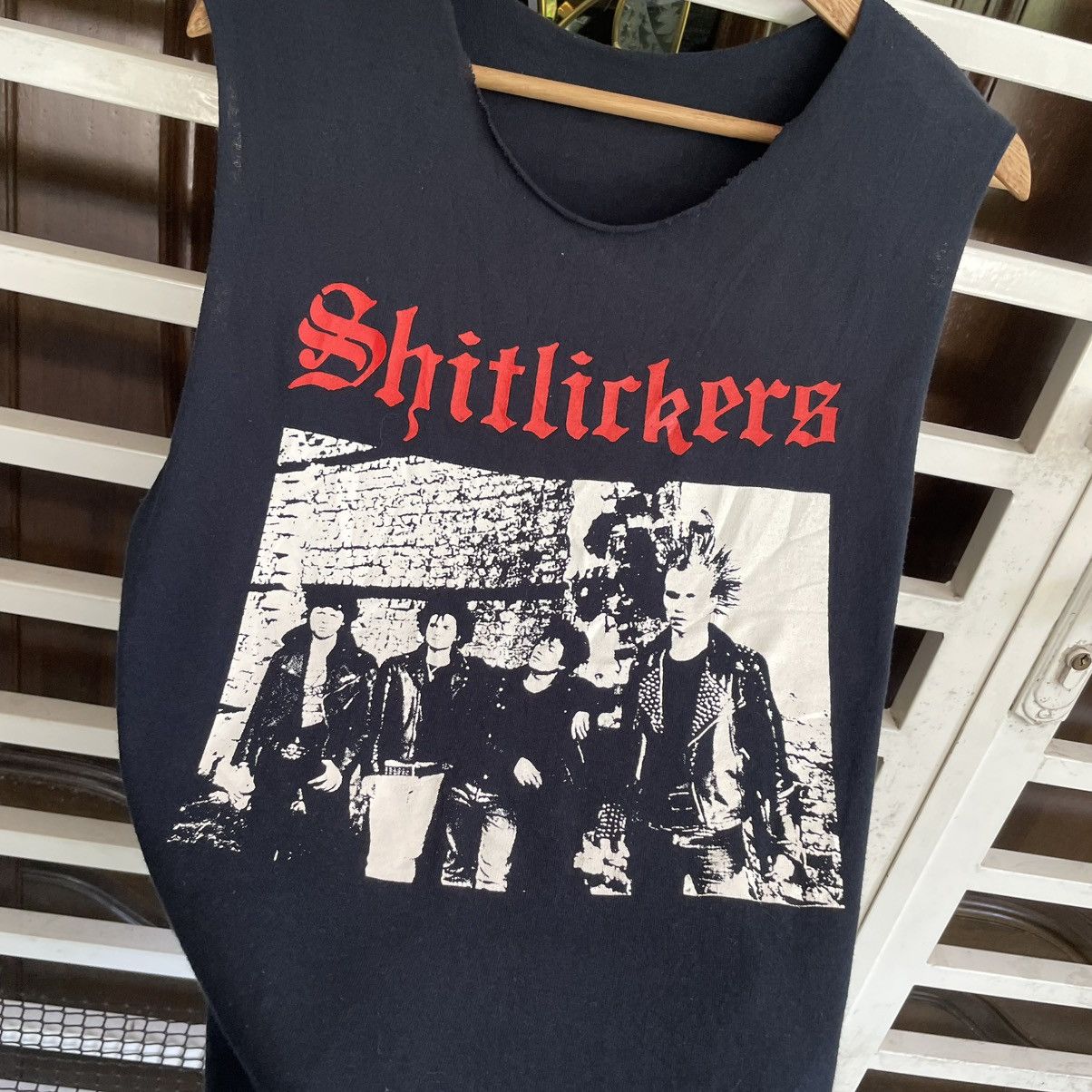Band Tees × Vintage Vintage Shitlickers Sleeveless Band 🍒 Size US M / EU 48-50 / 2 - 3 Thumbnail