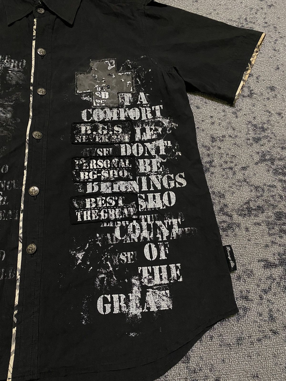 Hysteric Glamour Y2k Berning sho skull ifsixwasnine Shirt Size US M / EU 48-50 / 2 - 3 Thumbnail