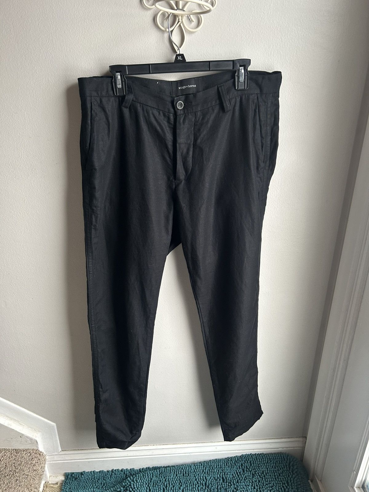 Wings + Horns Wings + Horns Linen Pants Size US 34 / EU 50 - 1 Thumbnail