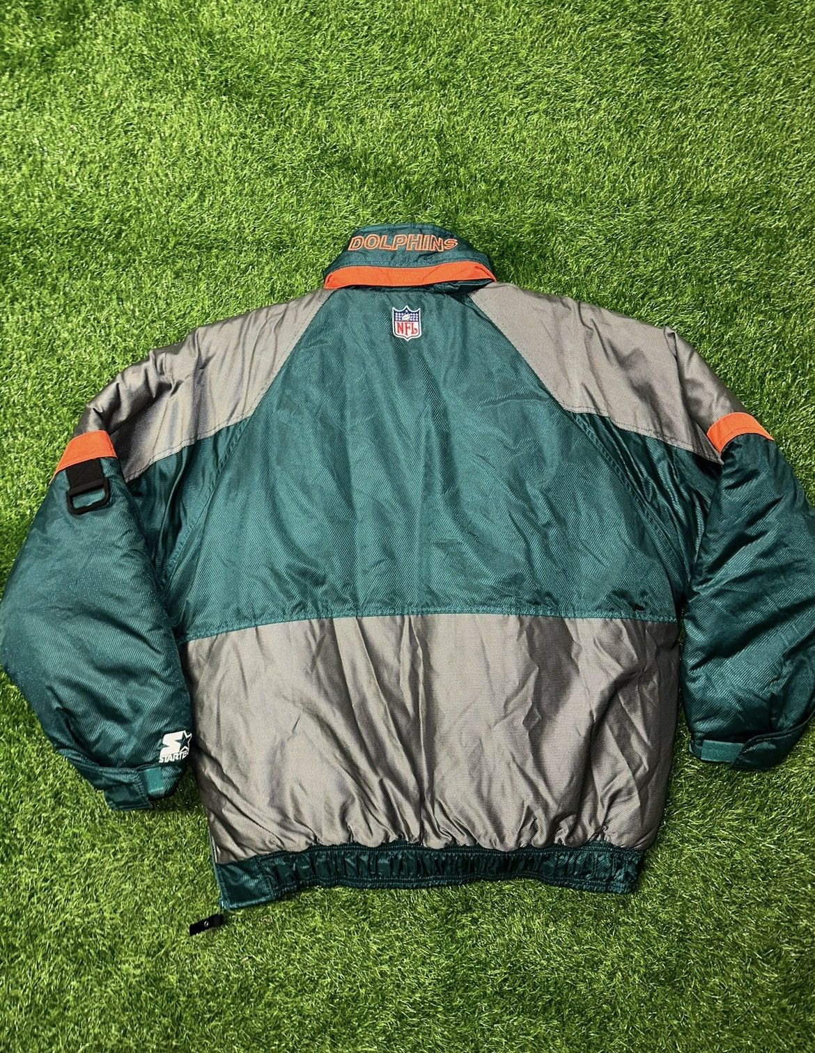 NFL × Starter × Vintage Vintage Starter Miami Dolphins Jacket Size XL Size US XL / EU 56 / 4 - 2 Thumbnail