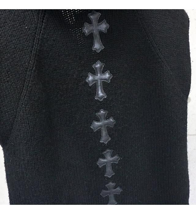 Chrome Hearts Chrome Hearts Cross Patch Sleeveless Hoodie Size US M / EU 48-50 / 2 - 6 Thumbnail