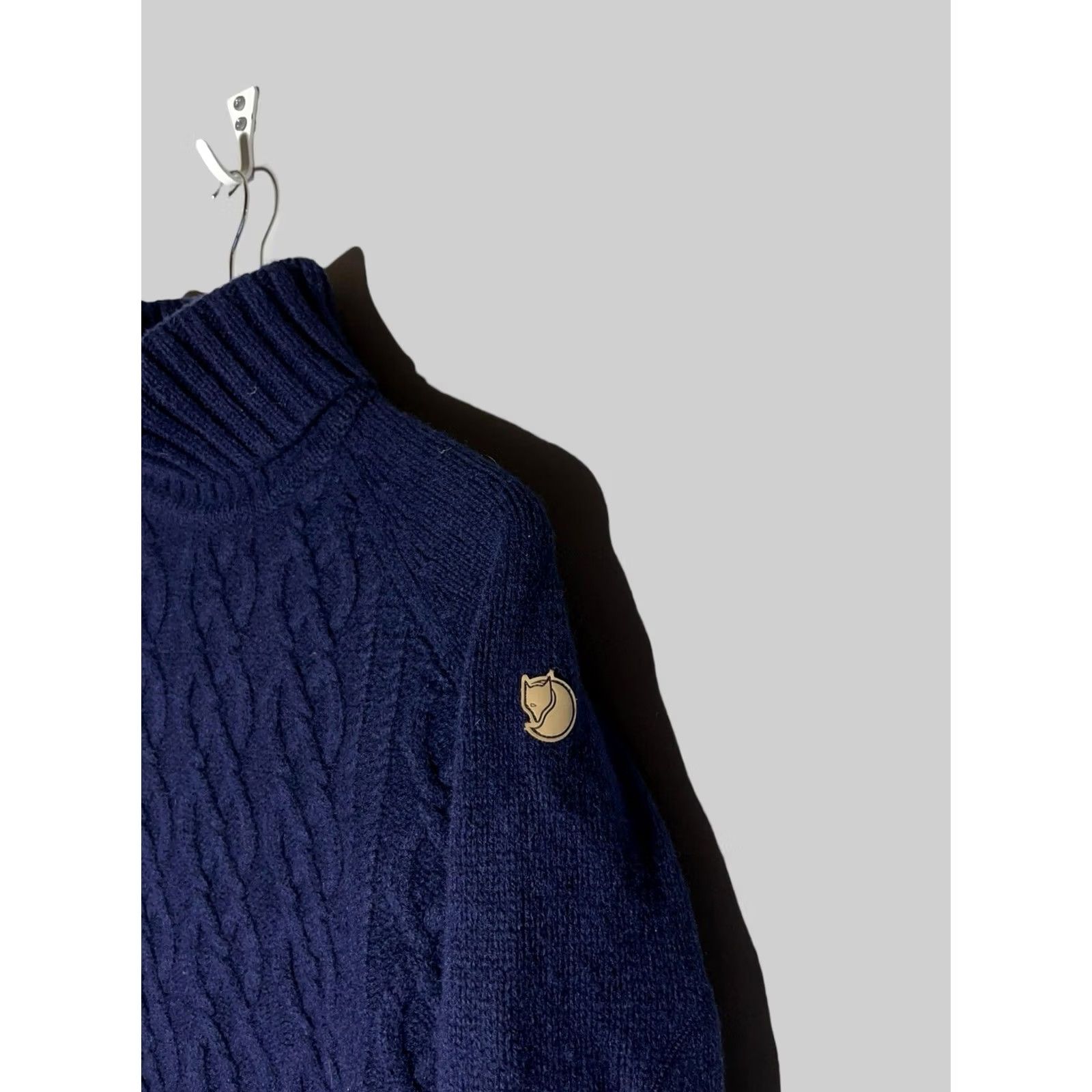Vintage Fjallraven Sweater Womens Ovik Cable Knit Roll Pullover Jumper Size S / US 4 / IT 40 - 5 Thumbnail