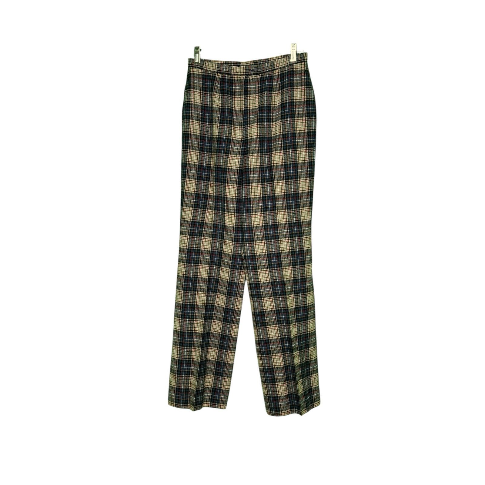 Pendleton PENDLENTON vintage blue red plaid virgin wool pants size 12 Size 34" / US 12 / IT 48 - 8 Thumbnail