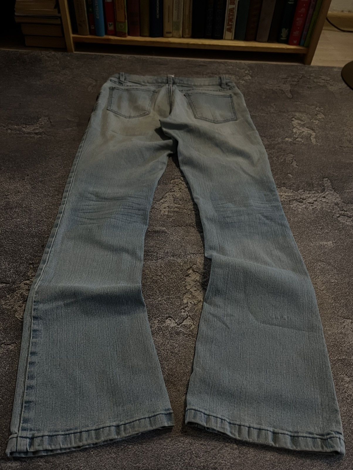 Vintage CRAZY Inspired Number Nine flared y2k drip archive avan 90 Size US 30 / EU 46 - 2 Thumbnail