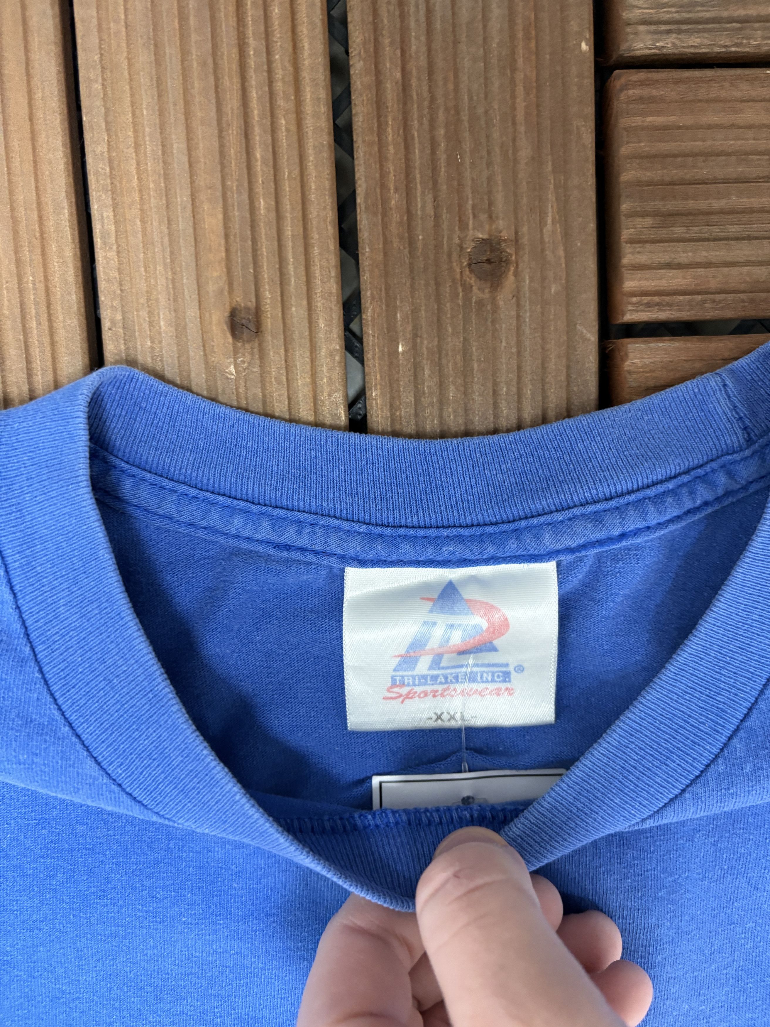 Vintage Kansas Jayhawks Vintage Blue T-Shirt Tee Size US XXL / EU 58 / 5 - 5 Thumbnail