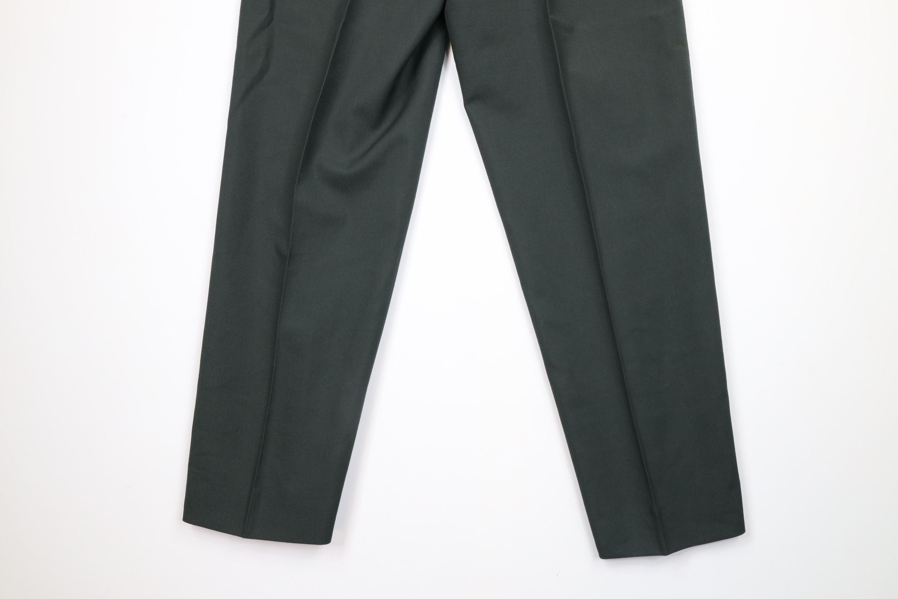 Vintage Vintage 90s Military Army Green Wool Blend Pants Trousers Size US 30 / EU 46 - 12 Thumbnail
