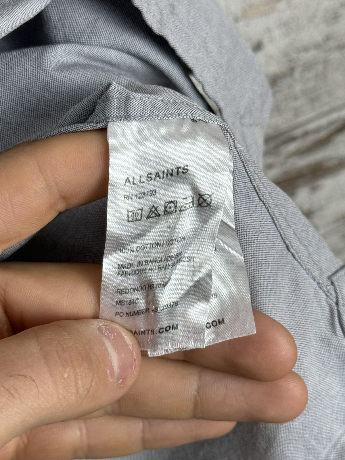 Allsaints Mens Vintage AllSaints redondo hs shirt button up Japanese Size US M / EU 48-50 / 2 - 6 Thumbnail