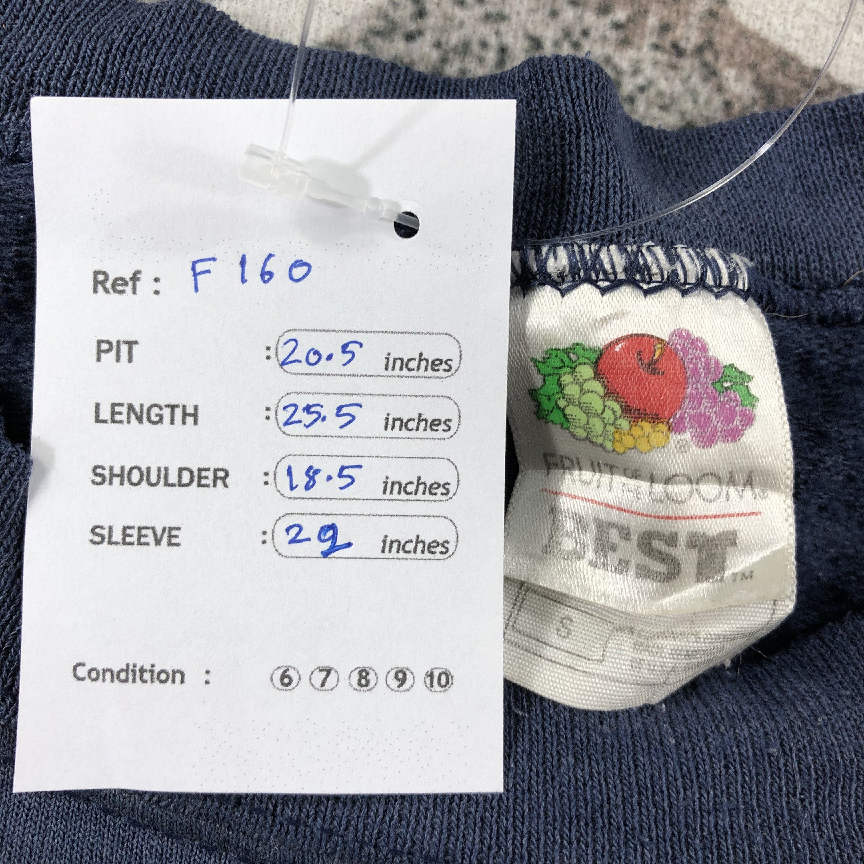 Vintage Vintage FDNY Faded Blue Sweatshirt F160 Size US S / EU 44-46 / 1 - 8 Thumbnail