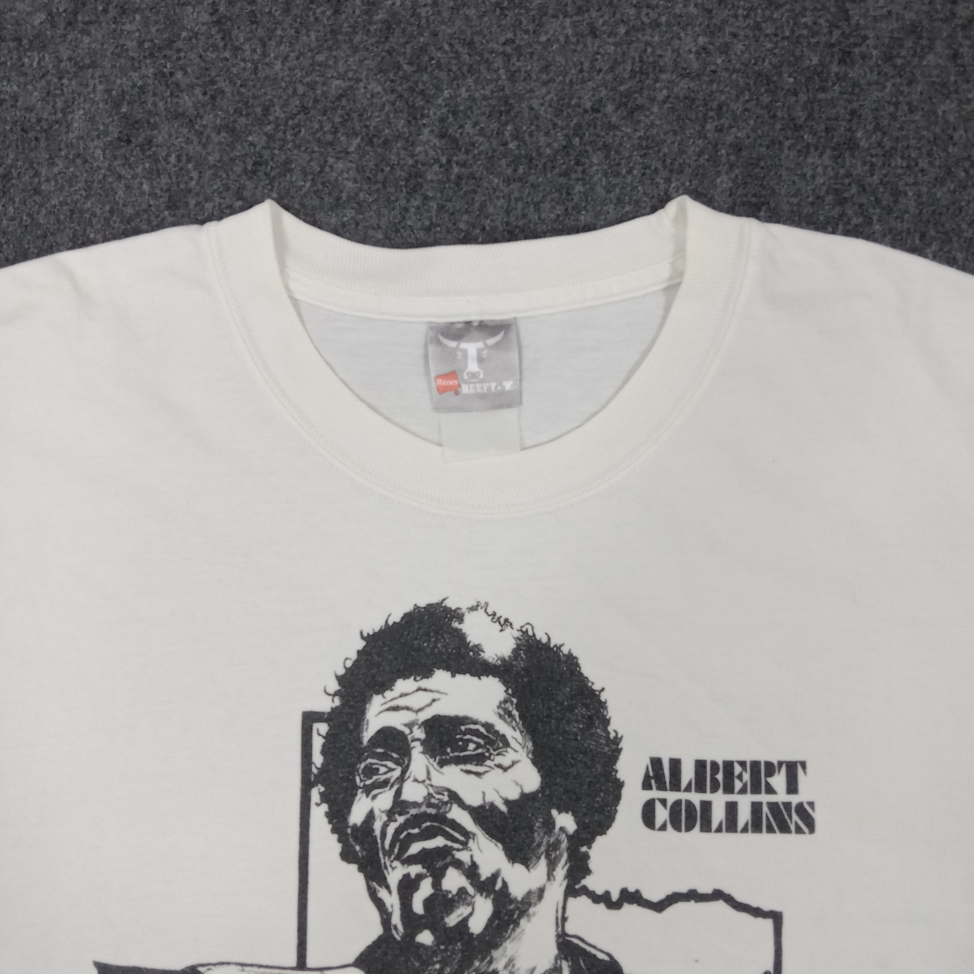 Band Tees × Vintage Albert Collins American Guitarist Tshirt Size US L / EU 52-54 / 3 - 3 Thumbnail
