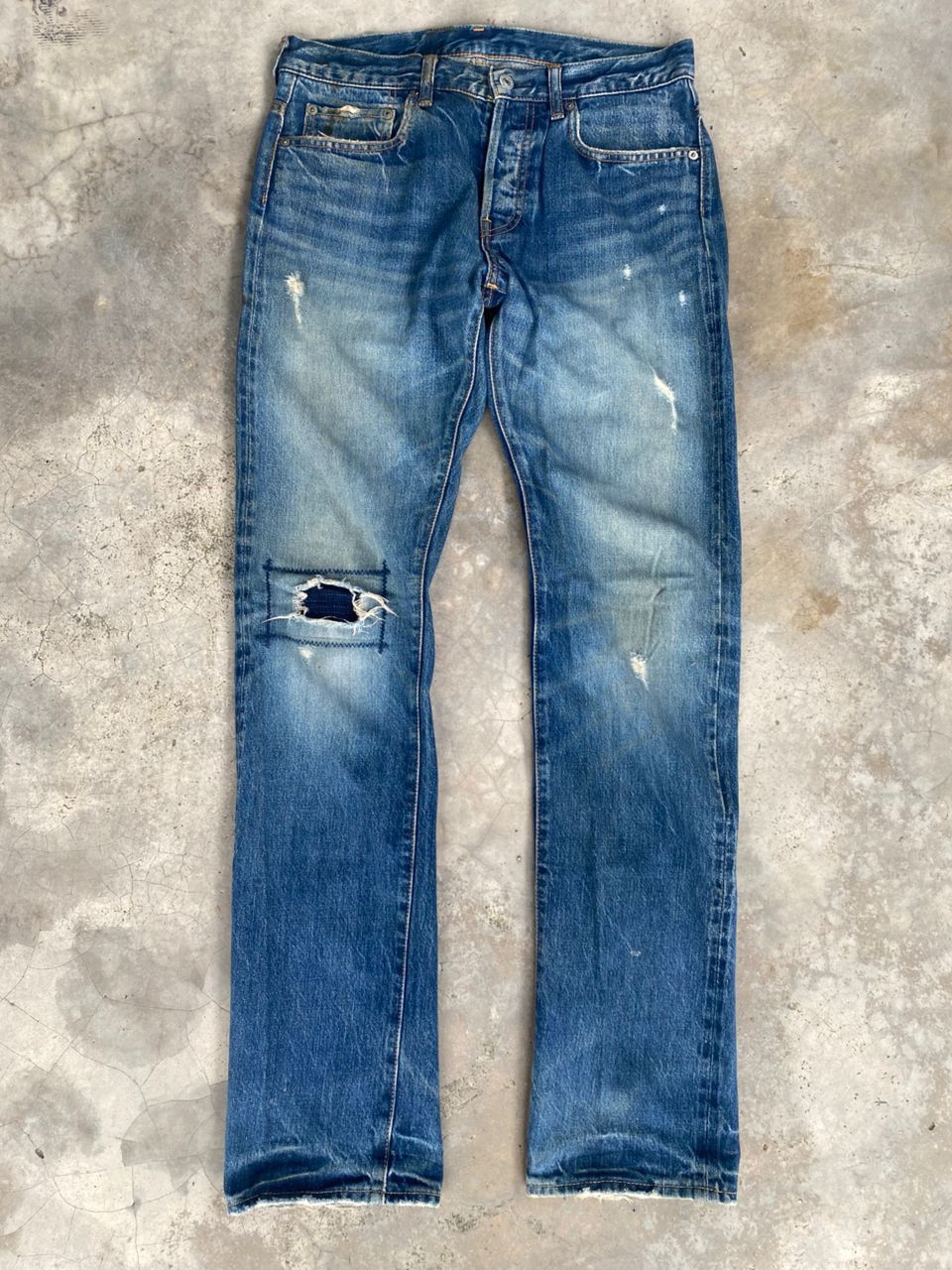 Japanese Brand 💥BEST OFFER💥VINTAGE SHIPS JET BLUE REDLINE SELVEGDE DENIM Size US 32 / EU 48 - 1 Thumbnail