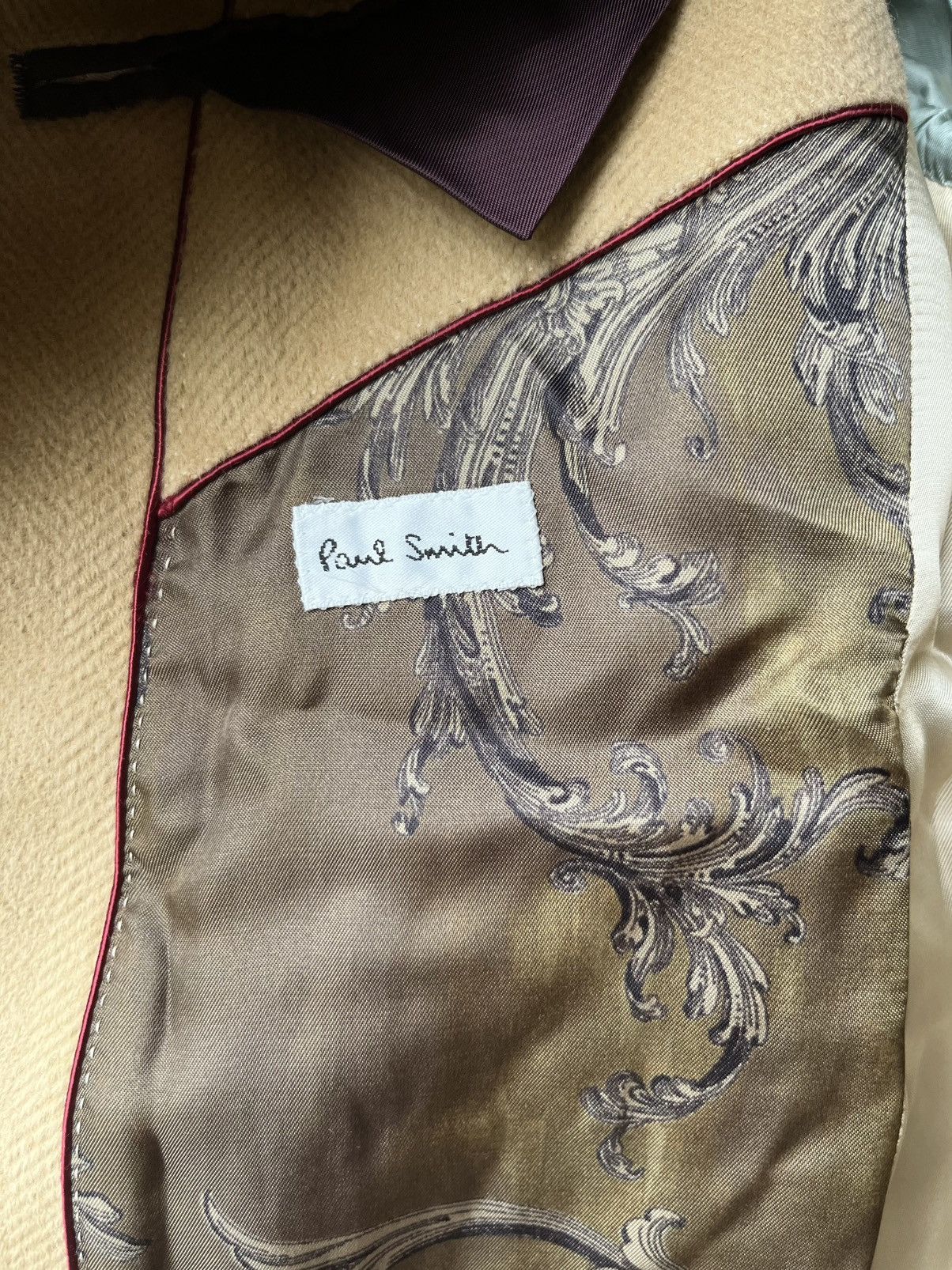 Paul smith angora wool chester coat