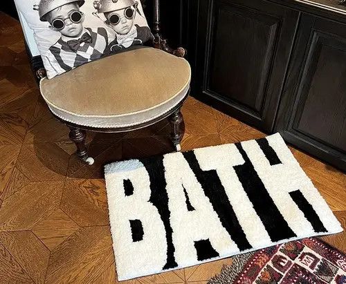 Handmade Non-Slip Bathroom Rug Carpet Size ONE SIZE - 2 Thumbnail
