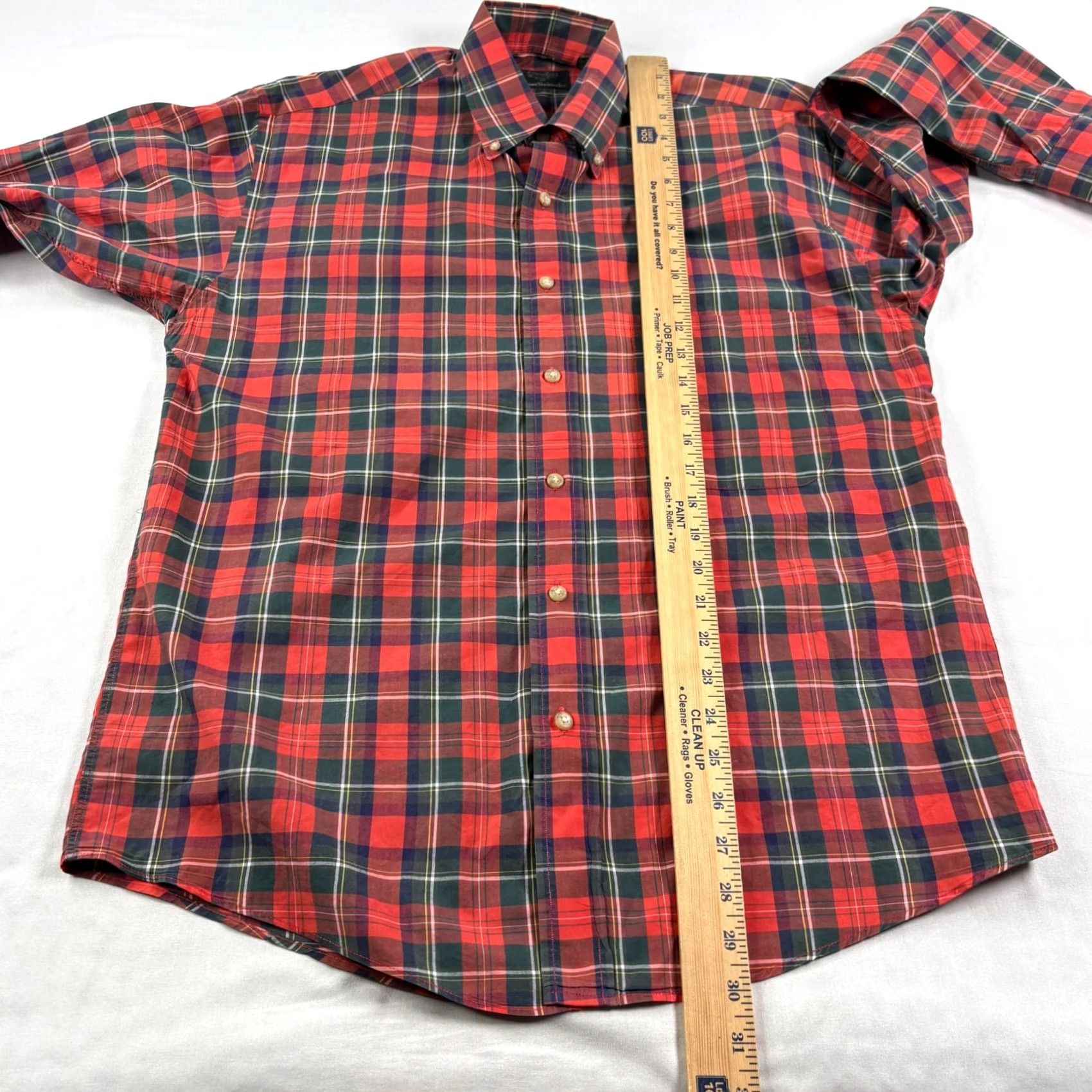 Vintage Gitman Bros Shirt Mens Small Red Plaid Button Up Long Sleeve USA Made Size US S / EU 44-46 / 1 - 6 Thumbnail
