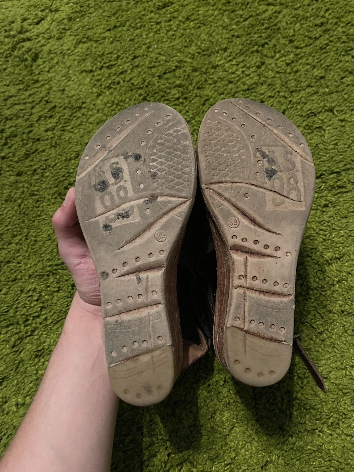 A.S.98 × Designer Airsteps A.S. 98 avant garde real leather sandals shoes Size US 9 / IT 39 - 7 Thumbnail