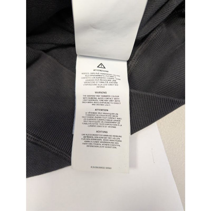 Stone Island o1rshd1 Malfile Cotton Fleece Zip Up Hoodie in Dark Grey Size US S / EU 44-46 / 1 - 20 Thumbnail